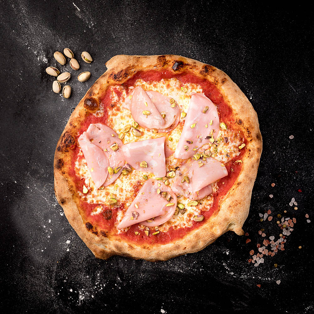 Pizza Mortadella con Pistacchio @ Voglio Pizza ⭐️ Premium Ingredients