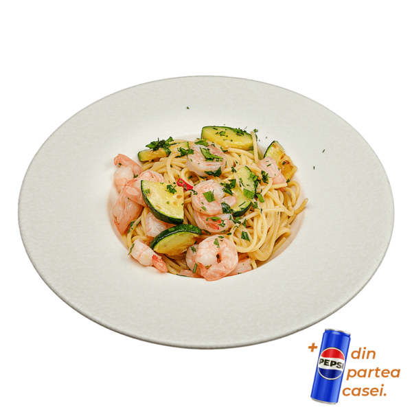 Spaghetti Gamberi e Zucchine 🌶️
